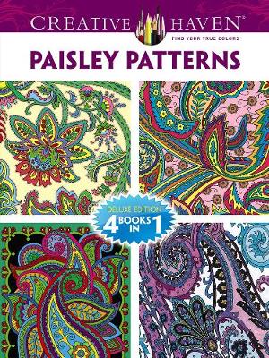 Book cover for Creative Haven PAISLEY PATTERNS Coloring Book