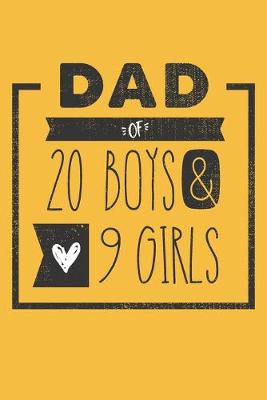 Book cover for DAD of 20 BOYS & 9 GIRLS