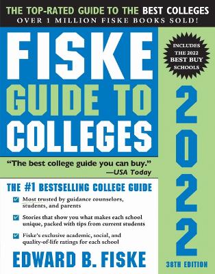 Book cover for Fiske Guide to Colleges 2022