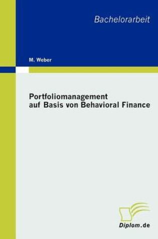 Cover of Portfoliomanagement Auf Basis Von Behavioral Finance