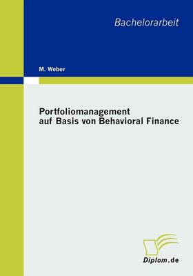 Book cover for Portfoliomanagement Auf Basis Von Behavioral Finance