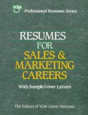 Book cover for Resumes for Sales & Marketing Careers