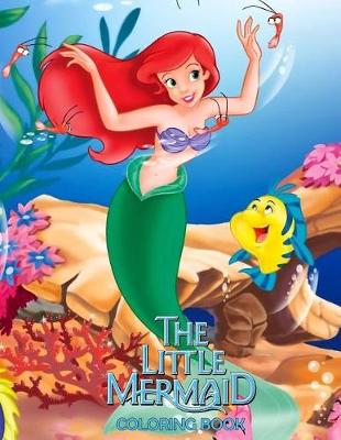 Book cover for The Little Mermaid Coloring Book