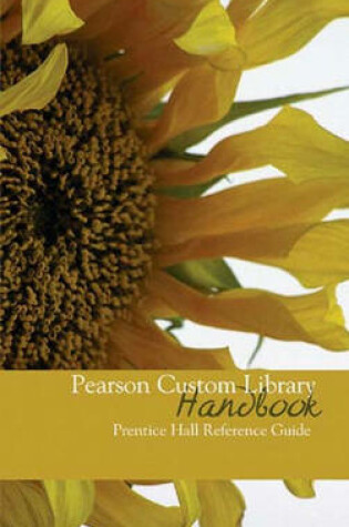 Cover of Pearson Custom Handbooks