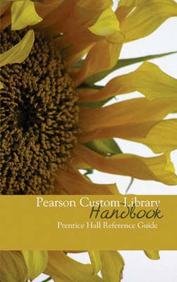 Book cover for Pearson Custom Handbooks