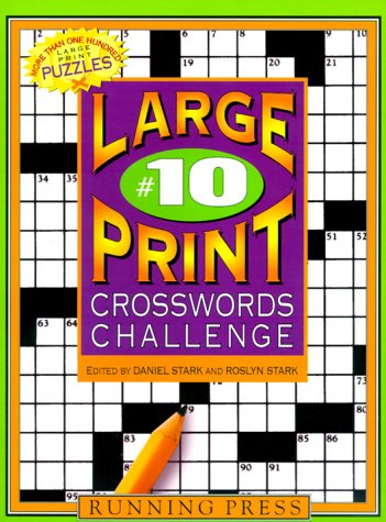 Book cover for Large Print Crossword's Challege #10