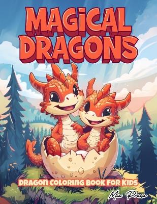 Book cover for Dragon Coloring Book for Kids