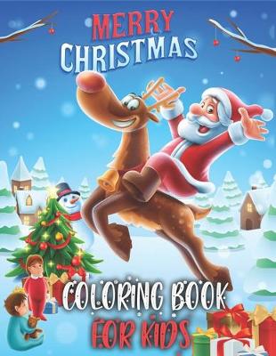 Book cover for Merry Christmas Coloring Book For Kids