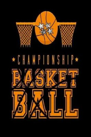 Cover of championship basket ball