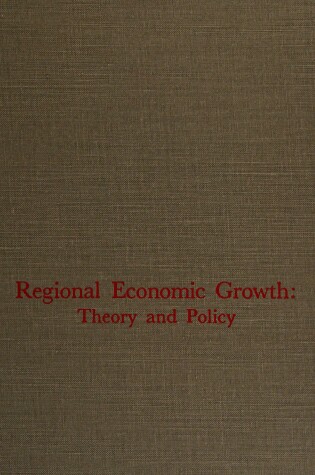 Cover of Regional Economic Growth