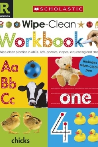 Cover of Scholastic Early Learners: Wipe Clean Workbook (Reception)