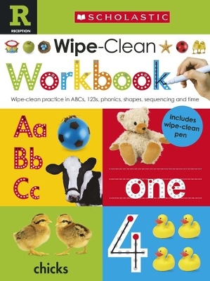 Book cover for Scholastic Early Learners: Wipe Clean Workbook (Reception)