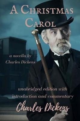 Book cover for A Christmas Carol, a novella by Charles Dickens