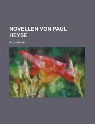 Book cover for Novellen Von Paul Heyse