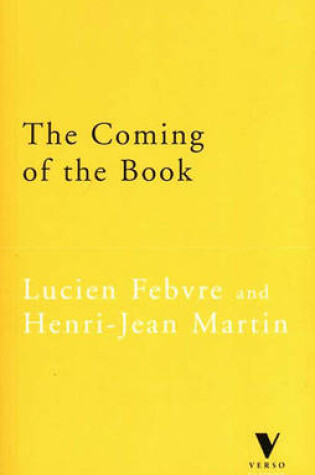 Cover of The Coming of the Book