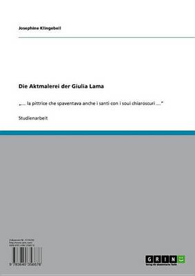 Book cover for Die Aktmalerei Der Giulia Lama