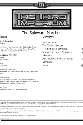 Cover of Spinward Marches