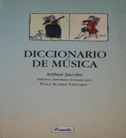 Book cover for Diccionario de La Musica