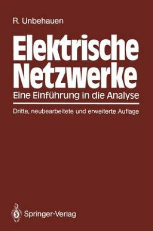 Cover of Elektrische Netzwerke