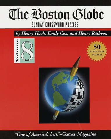 Book cover for "Boston Globe" Sunday Crossword Puzzle