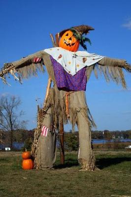 Book cover for Halloween Harvest Scarecrow Journal