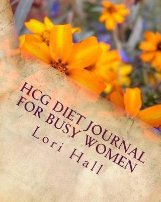 Book cover for HCG Diet Journal for Busy Women