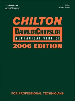 Book cover for Chilton 2006 DaimlerChrysler Mechanical Service Manual