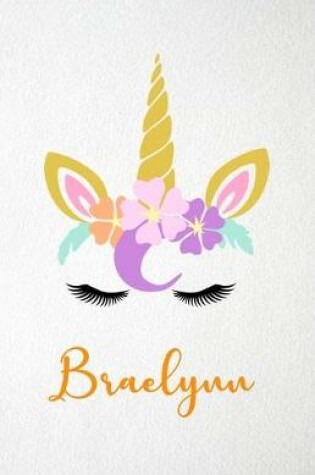 Cover of Braelynn A5 Lined Notebook 110 Pages