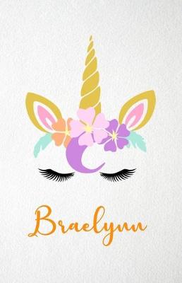 Book cover for Braelynn A5 Lined Notebook 110 Pages