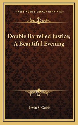 Book cover for Double Barrelled Justice; A Beautiful Evening