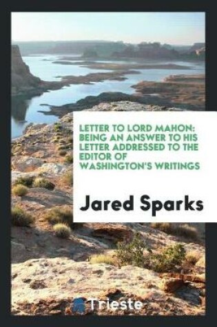 Cover of Letter to Lord Mahon