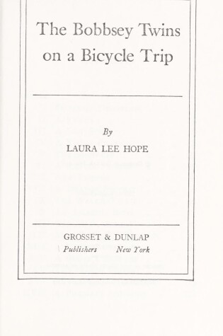 Cover of Bobbsey Twins 00: On a Bicycle