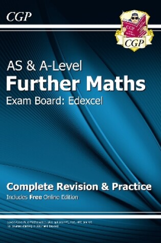 Cover of AS & A-Level Further Maths for Edexcel: Complete Revision & Practice with Online Edition