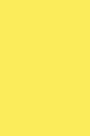 Cover of Journal Corn Yellow Color Simple Plain Corn Yellow