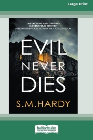 Cover of Evil Never Dies [Standard Large Print]