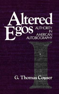 Book cover for Altered Egos: Authority in American Autobiography
