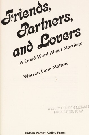 Cover of Friends, Partners, and Lovers