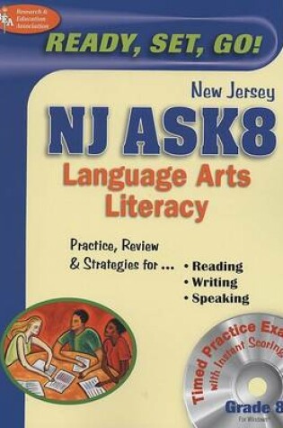 Cover of NJ Ask8 Language Arts Literacy W/ Testware (Rea)