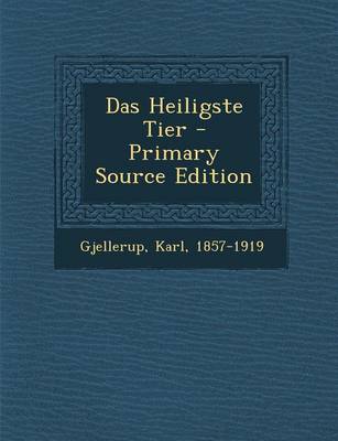 Book cover for Das Heiligste Tier