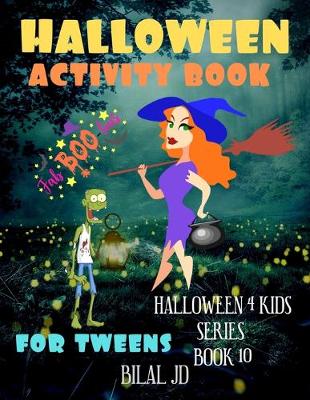 Cover of Halloween Activity Book for Tweens