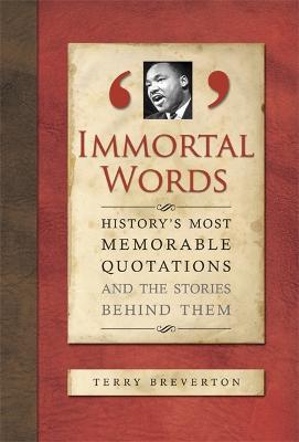 Book cover for Immortal Words