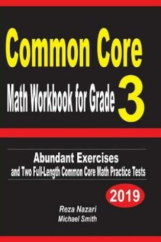 Cover of Common Core Math Workbook for Grade 3