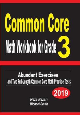 Book cover for Common Core Math Workbook for Grade 3