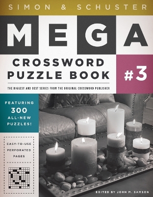 Book cover for Simon & Schuster Mega Crossword Puzzle Book #3