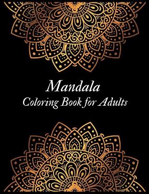 Book cover for Mandala Coloring Book for Adults