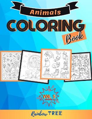 Book cover for Animals Coloring Book - Vol 5