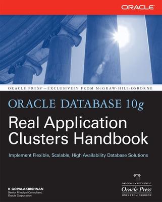 Book cover for Oracle Database 10g Real Application Clusters Handbook