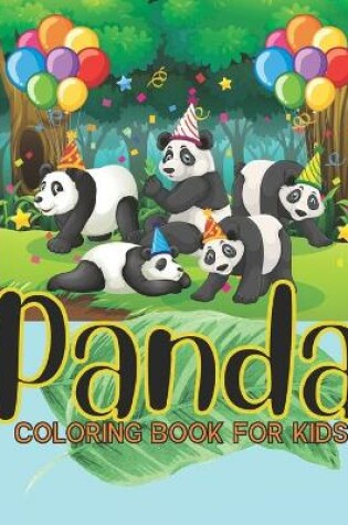 Cover of Panda Coloring Book For Kids