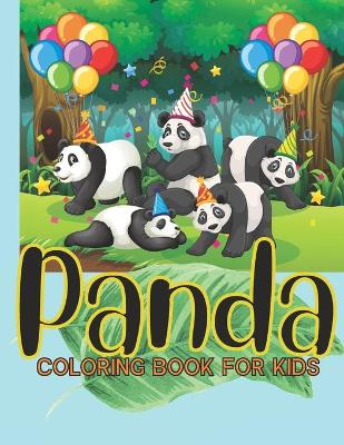 Book cover for Panda Coloring Book For Kids