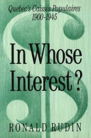 Cover of In Whose Interest?
